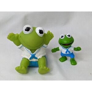 Muppets Kermit the Frog Figure Lot 1989 1986